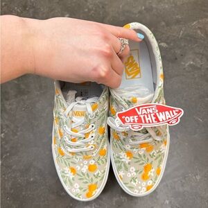 Womens Vans Floral Sneakers size 9